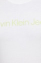 Calvin Klein Jeans t-shirt bawełniany biały J30J322344