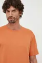 помаранчевий Бавовняна футболка Calvin Klein Jeans