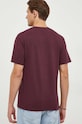 Odzież The Kooples t-shirt bawełniany HTSC27063K bordowy
