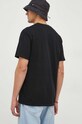 Ρούχα Βαμβακερό μπλουζάκι The Kooples HTSC27063K μαύρο