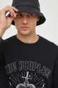 czarny The Kooples t-shirt bawełniany