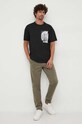Calvin Klein t-shirt bawełniany K10K111837 czarny AW23