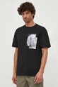 Calvin Klein t-shirt bawełniany czarny K10K111837