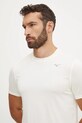Mizuno t-shirt do biegania Impulse beżowy J2GAA519