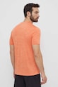 Odzież Mizuno t-shirt do biegania Impulse Core J2GAA519 pomarańczowy