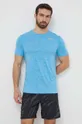 niebieski Mizuno t-shirt do biegania Impulse Core