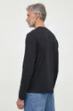 Βαμβακερή μπλούζα με μακριά μανίκια Gant μαύρο