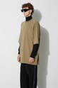 Rick Owens cotton t-shirt green DU02C5274.RIG