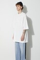 Rick Owens cotton t-shirt white DU02C5274.RNET1