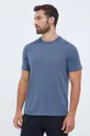modra Kratka majica za vadbo Calvin Klein Performance Moški
