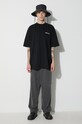 Marcelo Burlon cotton t-shirt Tempera Cross CMAA054C99JER0011001 black AW23