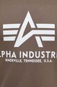 Alpha Industries t-shirt bawełniany Basic T-Shirt 100501.183 beżowy