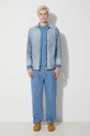 Alpha Industries tricou din bumbac Basic T Small Logo 188505.538 albastru SS25
