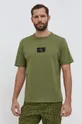 πράσινο Βαμβακερή πιτζάμα μπλουζάκι Calvin Klein Underwear Ανδρικά