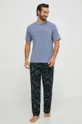 Calvin Klein Underwear t-shirt lounge niebieski