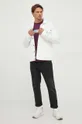Βαμβακερό μπλουζάκι Calvin Klein μωβ