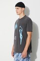 KSUBI t-shirt bawełniany czarny MPF23TE005