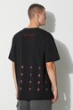 Odzież KSUBI t-shirt bawełniany MPF23TE001 czarny