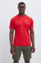 czerwony Nike t-shirt treningowy Męski