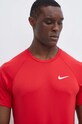 Nike t-shirt treningowy czerwony NESSA586