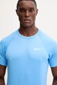 Nike t-shirt treningowy niebieski NESSA586