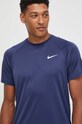 Odzież Nike t-shirt treningowy NESSA586 granatowy