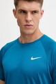 Nike t-shirt treningowy turkusowy NESSA586