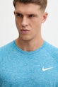 Nike t-shirt treningowy niebieski NESSA589