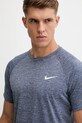 Nike t-shirt treningowy niebieski NESSA589
