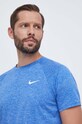 Nike t-shirt treningowy niebieski NESSA589