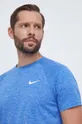 голубой Футболка для тренинга Nike