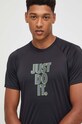 Odzież Nike t-shirt treningowy NESSD685 czarny