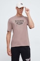 Βαμβακερό μπλουζάκι Reebok Classic 100036718 καφέ AW23