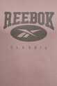 Βαμβακερό μπλουζάκι Reebok Classic 100036718 καφέ