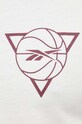 Bavlněné tričko Reebok Classic Basketball 100070712 béžová