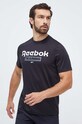 Majica kratkih rukava za trening Reebok crna 100070560