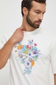 Reebok tricou din bumbac bej 100071825