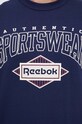 Бавовняна футболка Reebok Classic 100036803 темно-синій