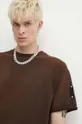 brown Sweatshirt With Logotape