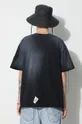 Bavlnené tričko A-COLD-WALL* SHIRAGA T-SHIRT čierna