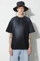 A-COLD-WALL* t-shirt bawełniany SHIRAGA T-SHIRT czarny ACWMTS158A