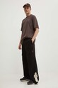 Wood Wood tricou din bumbac Essential sami classic t-shirt 20005711.2491 maro AW23