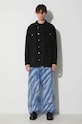 Wood Wood cotton t-shirt Essential sami classic t-shirt 20005711.2491 black AW23