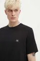 czarny C.P. Company t-shirt bawełniany 30/1 JERSEY GOGGLE PRINT T-SHIRT
