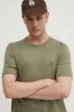zelená Bavlnené tričko C.P. Company 30/1 JERSEY SMALL LOGO T-SHIRT