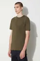 zielony C.P. Company t-shirt bawełniany 30/1 JERSEY SMALL LOGO T-SHIRT