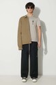 C.P. Company cotton t-shirt MERCERIZED JERSEY 30/2 TWISTED BRITISH SAILOR T-SHIRT 15CMTS155A006499W gray AW23