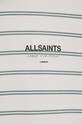 Βαμβακερό μπλουζάκι AllSaints UNDERGROUND STRIPE S MG020Z μπεζ