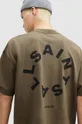 Βαμβακερό μπλουζάκι AllSaints TIERRA SS CREW 100% Οργανικό βαμβάκι