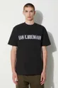 μαύρο Βαμβακερό μπλουζάκι Han Kjøbenhavn Ανδρικά